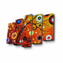 Wallity Cuadro Decorativo en Lienzo 5 Piezas 5PUC-008
